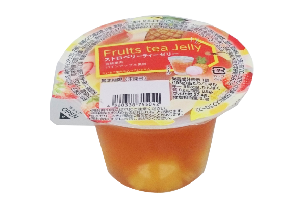 Fruits tea Jelly　ストロベリーティーゼリー