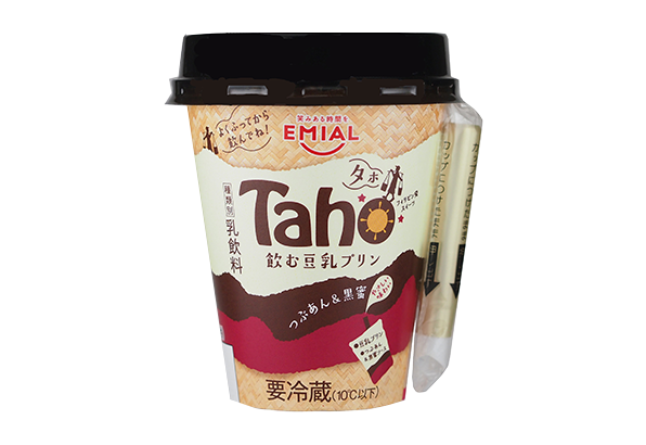 Taho（タホ）飲む豆乳プリン　～つぶあん&黒蜜～
