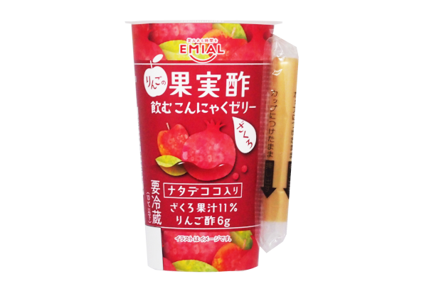 りんごの果実酢飲むこんにゃくゼリー ざくろ 商品紹介 Emial 安曇野食品工房