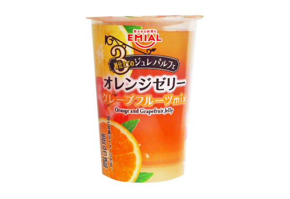 3層仕立てのジュレパルフェ オレンジゼリー グレープフルーツmix 商品紹介 Emial 安曇野食品工房