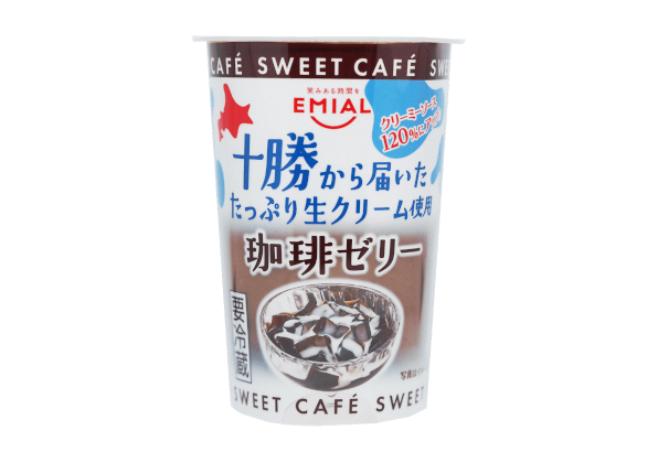 SWEET CAFÉ　十勝から届いた たっぷり生クリーム使用　珈琲ゼリー